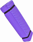 Drfeify Mattress Foam Camping Mat for Outdoor Sports Egg Cell Shape Sleeping Pad for Camping Material (Purple)