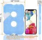 Cold Ice Pack Brick Reusable Long Lasting Cool Slim Thin Freezer Pack Cooler for Lunch Boxes Bag