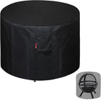 SheeChung Fire Pit Cover 36"x34" for Ikuby Fire Pit Sphere,Waterproof Heavy Duty 600D Round Fire Pit Cover for Outdoor Large Globe/Ball Firepit,Fits Propane Gas Fire Pit