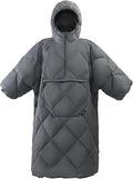 ATEPA Wearable Sleeping Bag, Recycled Warm Winter Camping Blanket Wearable Poncho for Outdoor, Stadium Sports Women Men