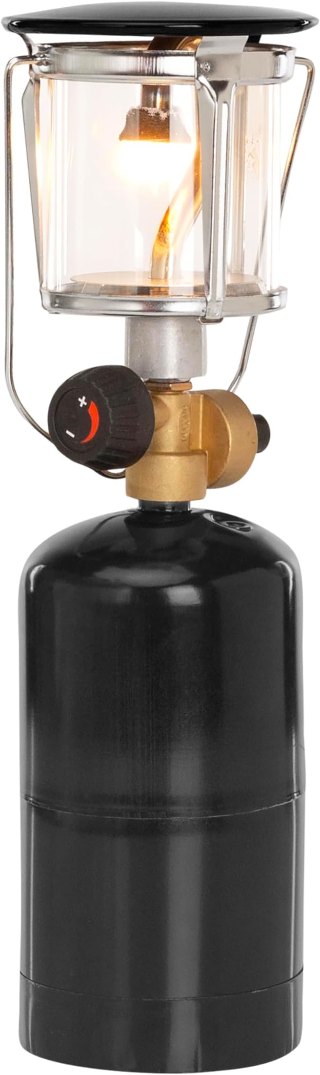 Stansport Propane Mantel Lantern – Outdoor Light with Adjustable Brightness, Carry Handle, Ventilated Hood, High-Output, Portable, for Emergency, Backpacking, Camping – Mantels Included