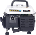 Zateety Portable Generator, 71CC 2.2 HP 2-Stroke, 900W Peak Power, Outdoor Power Station Low Noise, Gas & Oil Mix Powered Generator, Recoil Generators for Home Use, Camping Battery Backup, White