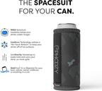 PHOOZY Insulated Can Cooler for Slim 12oz Cans with NASA-Inspired Technology - Patented Koozie That Keeps Drinks Cold 10x Longer - Lightweight Beer Koozie for Outdoor Adventures - Black Camo