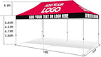 Custom Canopy Tent 10x20 with Logo, Personalized Pop Up Vendor Tent Business Tents for Trade Show Events Advertising, Nano Fabric Water Repellent Heavy Duty
