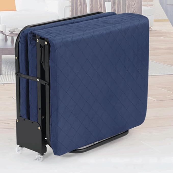 Breathable Camping Cot with Mattress, Portable Folding Bed for Sleeping, Lightweight Tent Cot, 5-Position Folding Chaise Lounge Chair