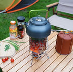 Camping Heater, High Temperature Camping Heating Cover Portable Camping Heater Stove Mini Size for Hiking for Picnic for Outdoor