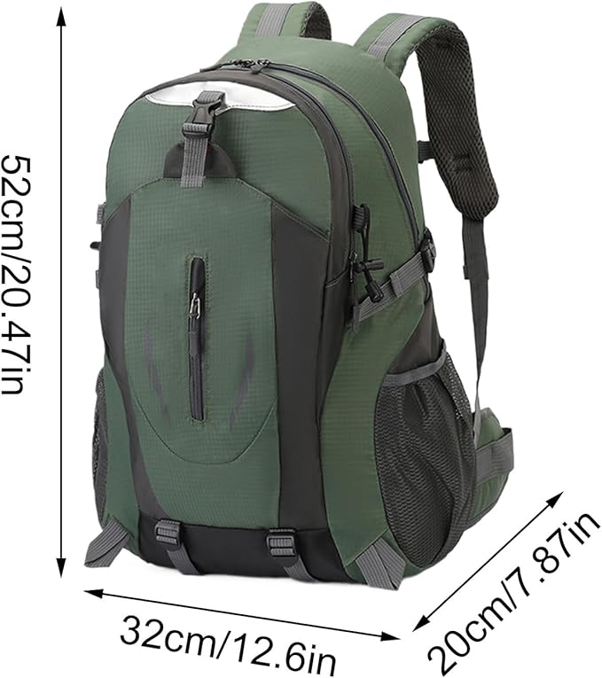 Mens Hiking Backpack,40L Hiking Pack Outdoor Backpack - Rucksack Waterproof Bag Storage Organizer for Cycling Camping Sports Fishing Climbing Travel Backpacking