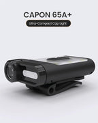Claymore Capon 65A+ Black Ultra-Light Clip-On Cap Light – USB-C Rechargeable 230LM LED Compact Headlamp | 3 Modes IP54 Water-Resistant Up to 19 Hrs Runtime for Camping, Running, Outdoor