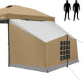 KAMPKEEPER 2 Person Canopy Side Tent, Camping Tent for 10x10 Canopies, Easy Up Cube Tents Gazebo Room with Mesh Window for Camping, Storage, Events(Canopy Not Included)