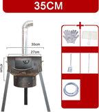 Upper Exhaust Carbon Oven Barbecue Commercial Carbon Stove Household Charcoal Roast Meat Grill Pan