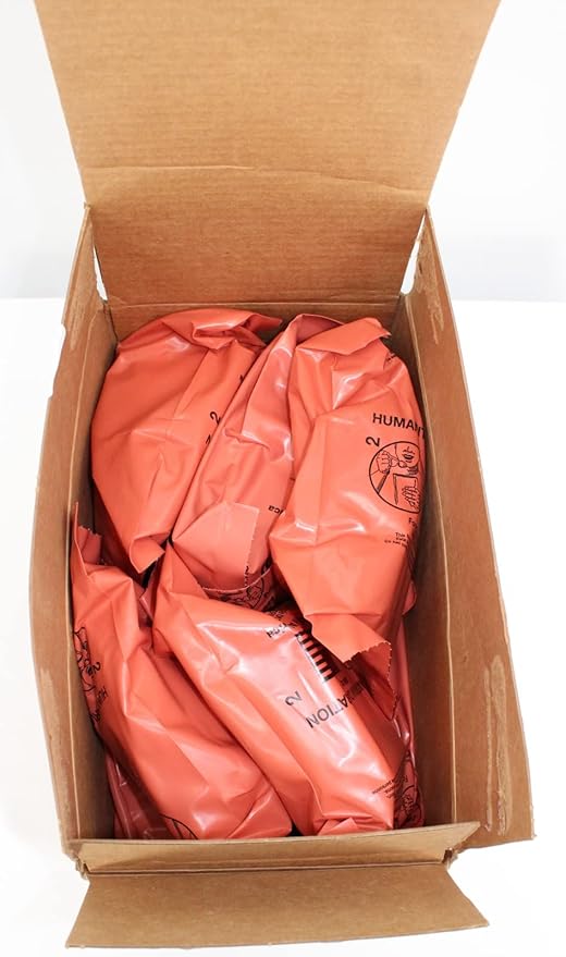 1 Case HUMANITARIAN DAILY RATION MRE - RANDOM MENU - Inspection date of 10/2022 or Newer