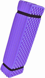 Drfeify Mattress Foam Camping Mat for Outdoor Sports Egg Cell Shape Sleeping Pad for Camping Material (Purple)