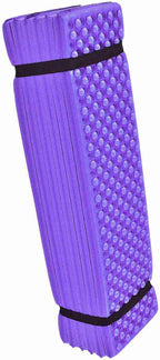 Drfeify Mattress Foam Camping Mat for Outdoor Sports Egg Cell Shape Sleeping Pad for Camping Material (Purple)