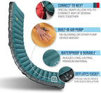 ZOOOBELIVES 3D Wrapping Inflatable Camping Sleeping Pad with Built-in Pump, Extra Thick and Wide, Ultimate Comfortable Compact Camp Air Mat for Tent, Car Traveling and Backpacking - Airlive2000X