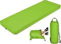 BestComfort Sleeping Pad for Camping with 2-in-1 Air Pump Sack Carry Bag, 4inch Inflatable Camping Mattress for Backpacking Hiking Car Traveling, Waterproof Ultralight Camping Sleeping Mat, Green