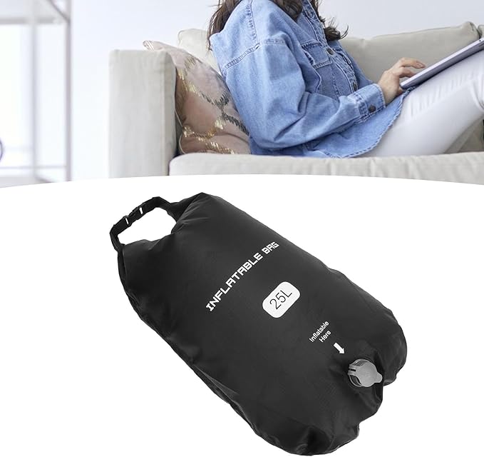 GOWENIC Inflatable Bag, 2 In1 Pump Sack Roll Top Compression Pump Bag, Sack Storage for Inflation Sleeping Pad, Mattress & Camping Mat