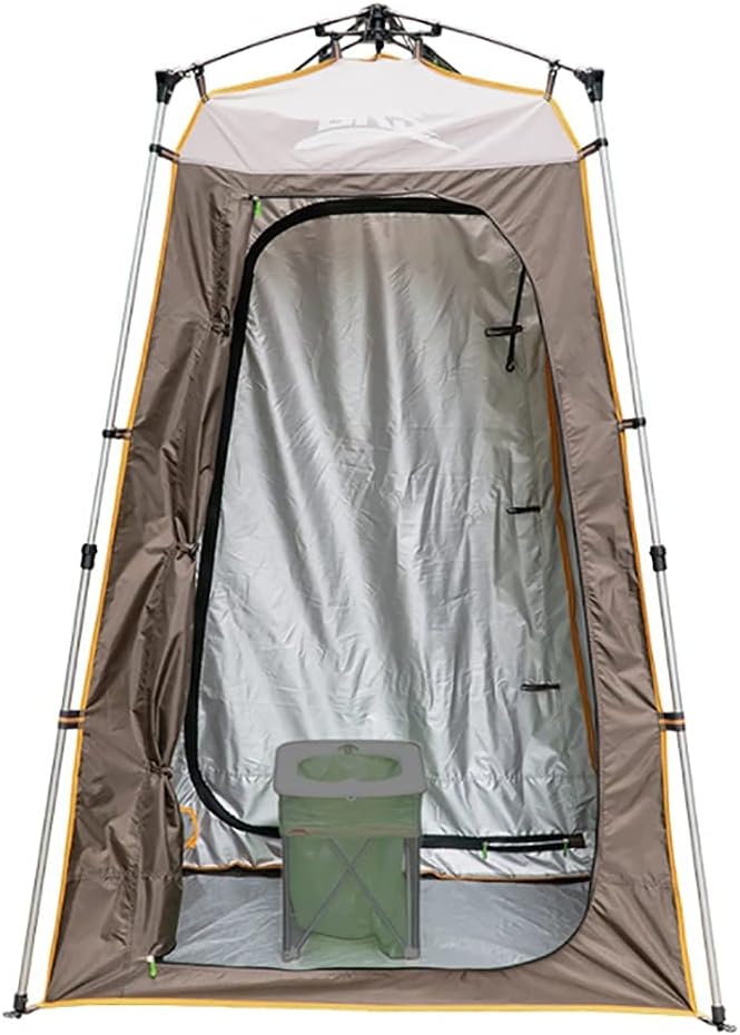 Camping Tent,Shower Tent, Large Double Room Large Space Indoor Outdoor Bathing and Changing Tent Photography Shower Changing Household Mobile Toilet Changing Room