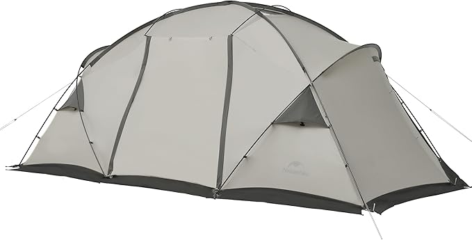 Naturehike Massif Hot Tent with Stove Jack, Waterproof Windproof 4 Season Tent, 2/4 Person Cold Weather Winter Tents for Camping