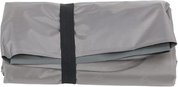 Camping Sleeping Pad Gray Waterproof Nylon Ergonomic Support Foot Press 60S Inflating Sleeping Mat for Outdoor Camping
