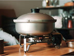 Snow Peak's Home & Camp Burner, Khaki, GS-600KH-US, Designed in Japan, Lifetime Product Guarantee, Lightweight and Compact for Camping, Stable Base for Cooking, One Size