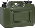Camping Water Jug, 5 Gallon Water Container with Spigot BPA Free Portable Military Green Emergency Water Tank Outdoor Camping Essentials