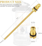 Check Valve and Air Stem Assembly Compatible with Coleman Stove Valve Parts for Fuel Lantern for Fuel Lantern or Stove - 2 Pcs