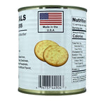 Future Essentials Sailor Pilot Bread Survival Crackers – 30-Year Shelf Life Ready to Eat Hardtack Biscuits in #2.5 Can – Made in the USA Emergency Food Supply – 12 Crackers per Can, Pack of 1