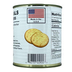 Future Essentials Sailor Pilot Bread Survival Crackers – 30-Year Shelf Life Ready to Eat Hardtack Biscuits in #2.5 Can – Made in the USA Emergency Food Supply – 12 Crackers per Can, Pack of 1