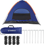 3-4 Persons Camping Tent Lightweight Outdoor Backpacking Tent with Rain Fly Family Camping Hiking Beach Fishing Tent