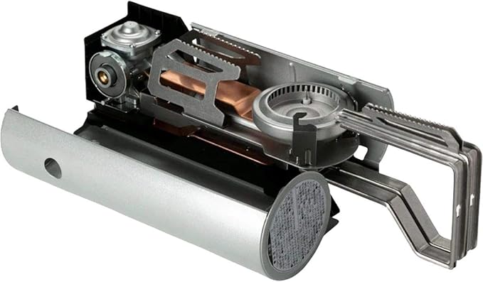 Snow Peak Home and Camp Burner, Camping Stove, Backpacking, Automatic Ignition, Silver