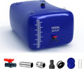 100 Gallon Water Bladder - 1000D PVC Water Storage Tank, Portable RV Collapsible Bladder Containers for Gardens, Camping, Emergency Situations, Blue