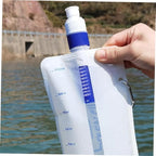 SUPVOX Daily Use Outdoor Water Filter Pouch Portable Water Bag for Camping Hiking and Emergency Use Reusable No Leakage Design