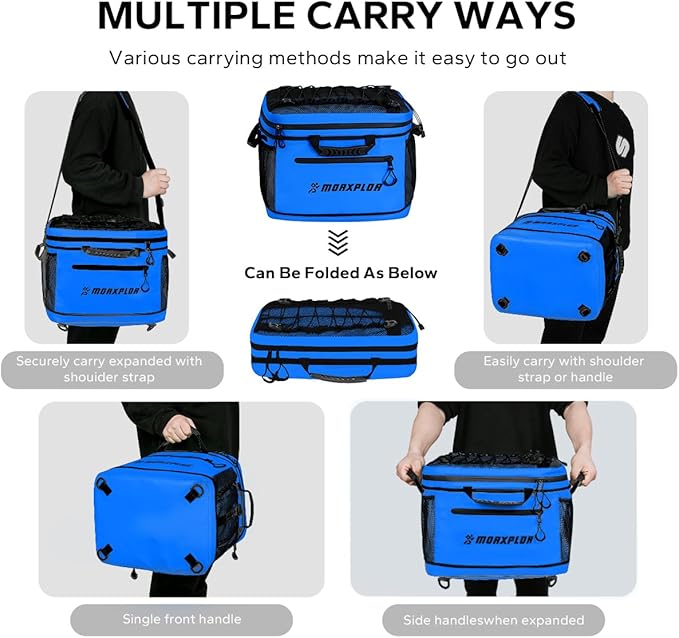 Waterproof PVC Material Paddleboard Cooler Deck Bag,40 cans Sup Deck Cooler Bag,Cooler Bag for Paddleboard,Lunch Box Cooler Insulated Bag,Camping Cooler Bag,Kayak Cooler Bag