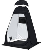 Pop Up Privacy Shower Tent Camping Portable Toilet Tent Outdoor Changing Porta-Potty Camp Bathroom Dressing Room Instant Privacy Shelters for Hiking Beach Picnic Fishing, Extra-Tall