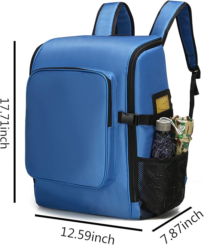 Camping Backpack First Aid, Utility Pouch Emergency Survival Kit Outdoor Backpack Bag for Home Car Hunting Workplace Camping Travel(Peacock Blue)
