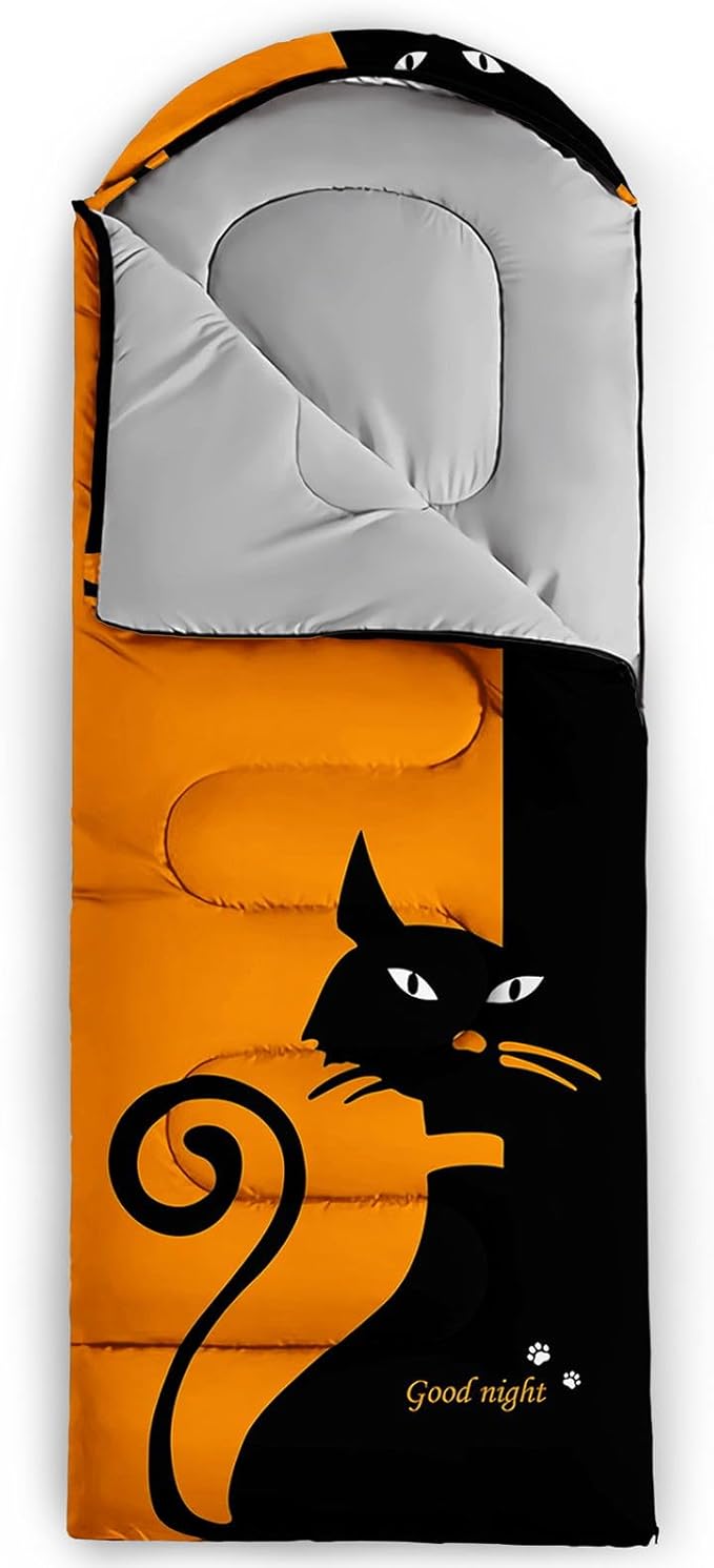 Kids Sleeping Bag for Boys Girls,Basketball Print-Lightweight Warm Portable Outdoor Indoor-Waterproof Cold Weather Resistant Sleeping Bag for Camping Hiking