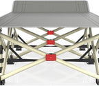 Camping Cot Bed Comfortable Neck Guard Camping Cot, Portable Foldable Outdoor Bed with Carry Bag for Adults Kids, Heavy Duty Cot for Traveling Gear Supplier Comfortable for Outdoor&Indoor