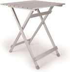 Camco 2 Pack Large Durable Aluminum Fold Away Design Multi Use Outdoor Sidetable