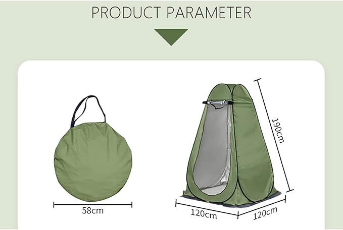 Camping Tent,Shower Tent, Portable Privacy Shelter Tent, Automatic Quick-Open Changing Tent, Outdoor Shower Tent,Pop-Up Privacy Tent, for Outdoor Changing/Fishing/Bath