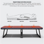 Roller Skating Shoe Design Camping Cot, Portable Folding Bed for Travel/Room/Office/Home Nap, Folding Cot with Mat for Adults