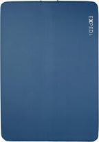 Exped DeepSleep Mat Duo Long Wide Plus - Self Inflating Firm Car Sleeping Mat, 3” Foam Pad, Pump Included