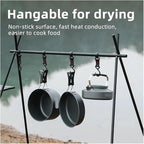 Camping Cookware Set Portable Kit Outdoor Pot Cooking Water Kettle Pan Tableware Hiking Picnic Equipment