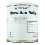 Military Surplus Freeze-Dried Hawaiian Rolls – 12 oz per Can – Emergency Survival Camping Food – 25+ Year Shelf Life – Long-Term Storage #10 Can – Soft & Sweet – Ready to Eat or Rehydrate – Made in USA Pack of 1