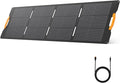 210W Portable Solar Panel with Adjustable Kickstand,IP65 Waterproof,High Efficiency Conversion,Foldable Solar Panel for Outdoor Camping,RVs and Home Backup