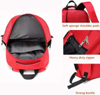 First Aid Bag Empty Red Emergency Medicine Bag First Responder Trauma Multi-Pocket Traveling Field Trips Camping Essentials (Red, Pack of 2)