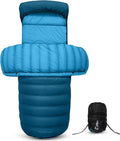 ATEPA Down Sleeping Bag for Adults, Recycled Ultralight 35°F 40°F 45°F 50°F 650FP / 700FP 3 Season Compact Sleeping Bags with Compression Sack for Backpacking Camping Hiking, Can Be Attached to Pad