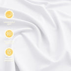 2 Pack Kids Air Mattress Fitted Sheet Only Compatible with Intex Cozy Kidz, White Toddler Inflatable Mattress Sheets for Travel Camping Airbed & Sleepover Party