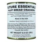 Future Essentials Sailor Pilot Bread Survival Crackers – 30-Year Shelf Life Ready to Eat Hardtack Biscuits in #2.5 Can – Made in the USA Emergency Food Supply – 12 Crackers per Can, Pack of 1