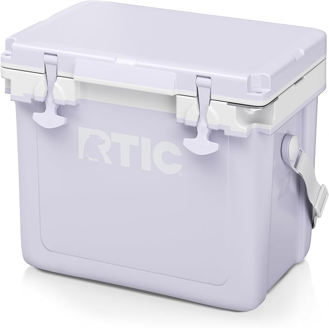 RTIC Ultra-Light 22 Quart Hard Cooler Insulated Portable Ice Chest Box for Drink, Beverage, Beach, Camping, Picnic, Fishing, Boat, Barbecue, 30% Lighter Than Rotomolded Coolers