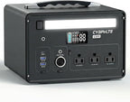 Portable Power Station 1000W (2000W Surge), 1008Wh LiFePO4 Power Station with 3 AC Outlet, 140W USB-C Fast Charging,8 Ports Solar Generator for Camping Indoor Outdoor Emergency RV Trip (CYBPULTE C011)